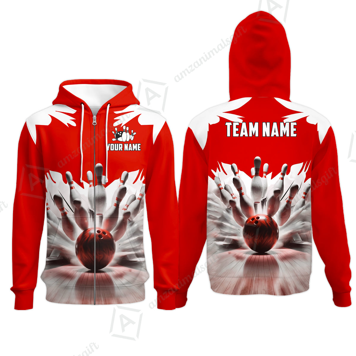Custom Bowling Jersey Polo Shirt, Electric Marble Strike, Custom Bowling Jersey Team Shirt For Players With Name and Team Name