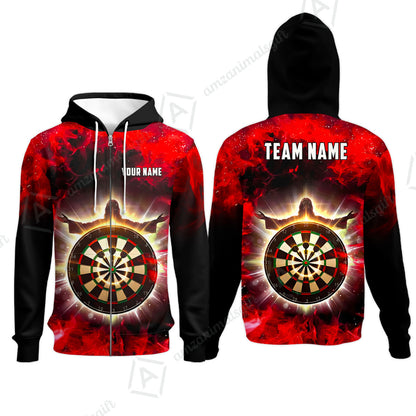 Custom Darts Team Jersey, Personalized Heavenly Strike Dart Polo Shirt For Players With Name & Team Name
