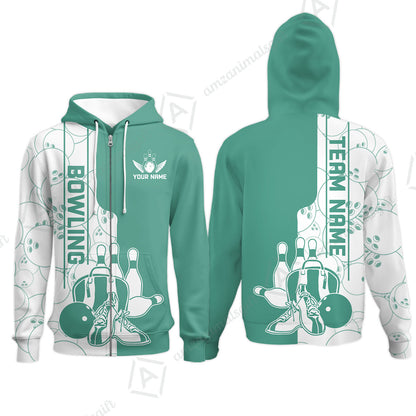 Custom Bowling Team Jersey Bowling Shoes Polo Shirts, Bowling Team Uniforms, Personalized Name And Team Name