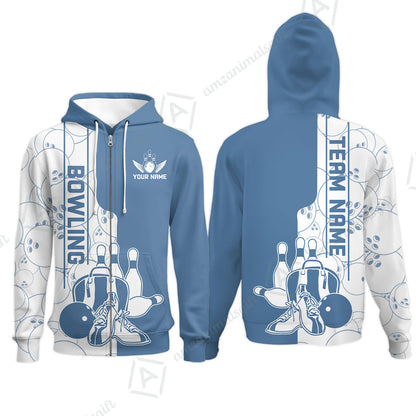 Custom Bowling Team Jersey Bowling Shoes Polo Shirts, Bowling Team Uniforms, Personalized Name And Team Name