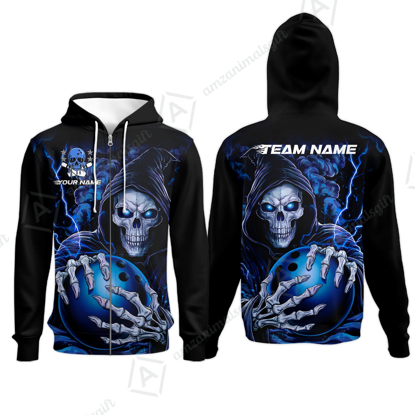 Custom Bowling Jersey Polo Shirt, The Death Hold Bowling Ball, Custom Bowling Jersey Team Shirt For Players With Name & Team Name