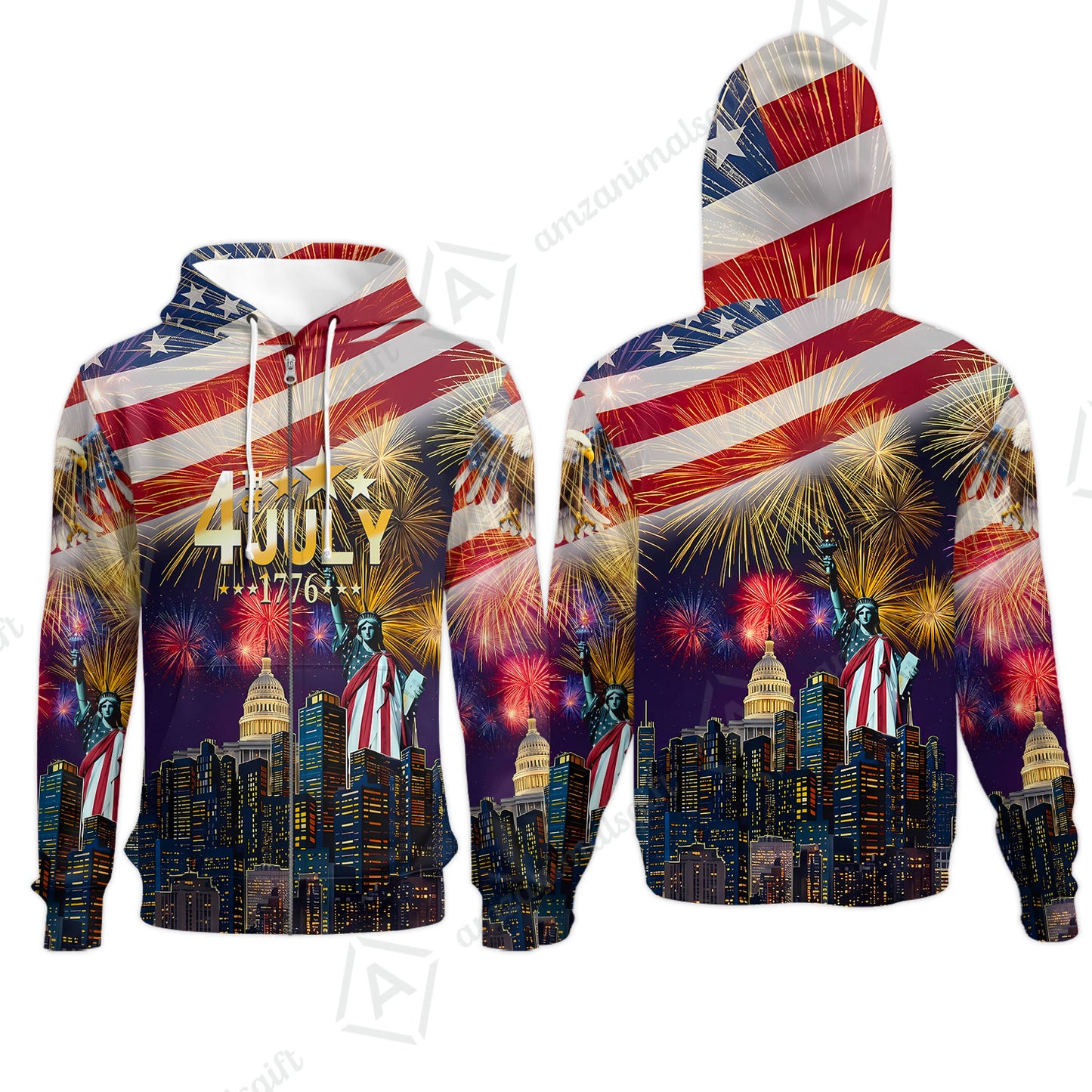Custom Bowling Jersey Polo Shirt, Independence Day Celebration 1776 Bowling, Custom Bowling Jersey Team Shirt For Players With Name and Team Name