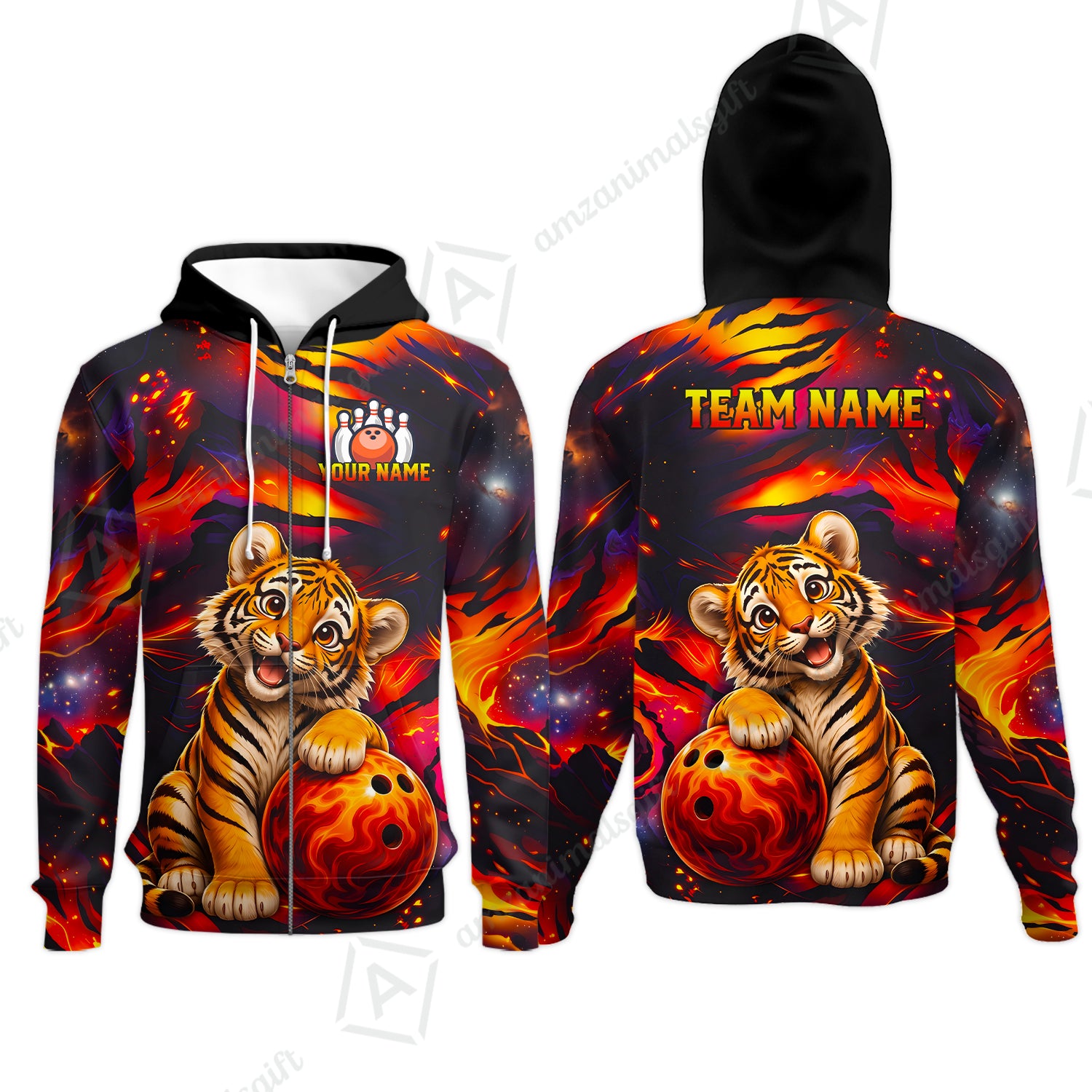 Zip Hoodie||