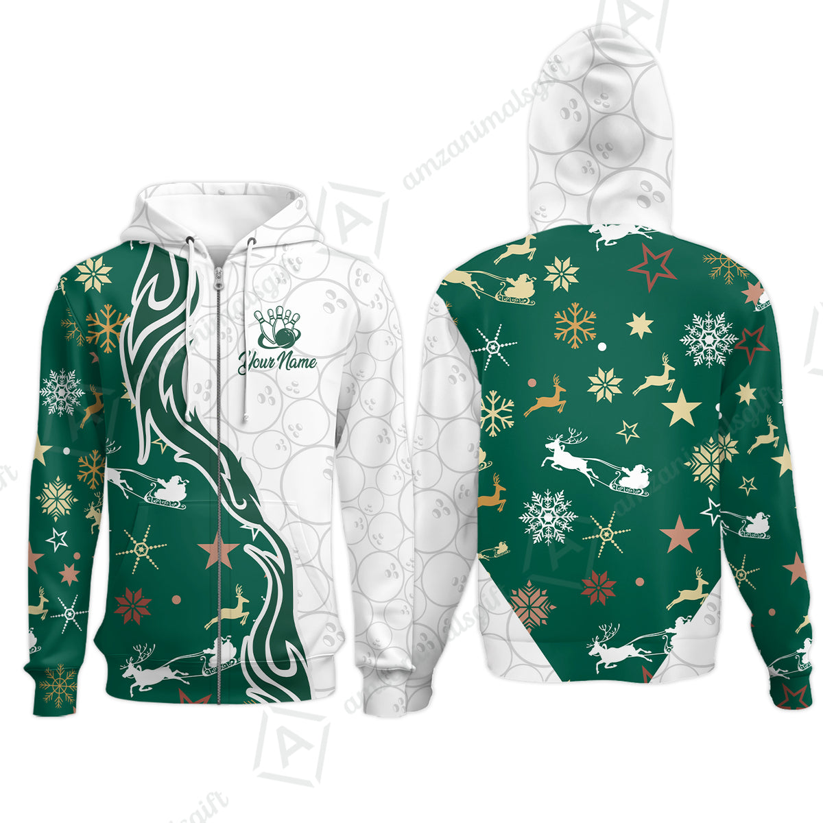 Zip Hoodie||