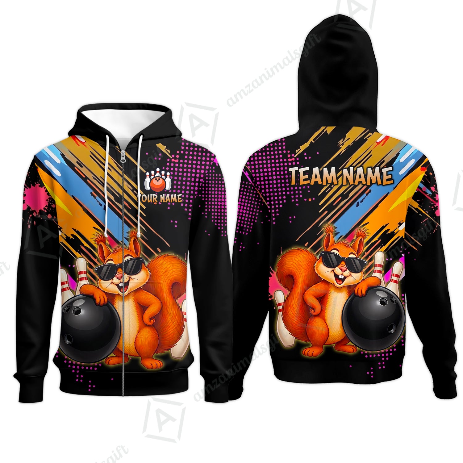 Zip Hoodie||