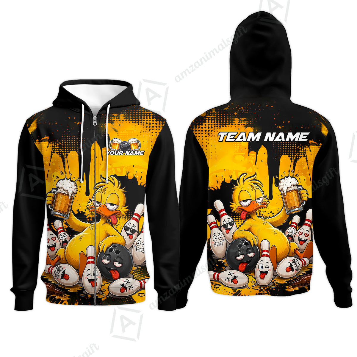 Zip Hoodie||