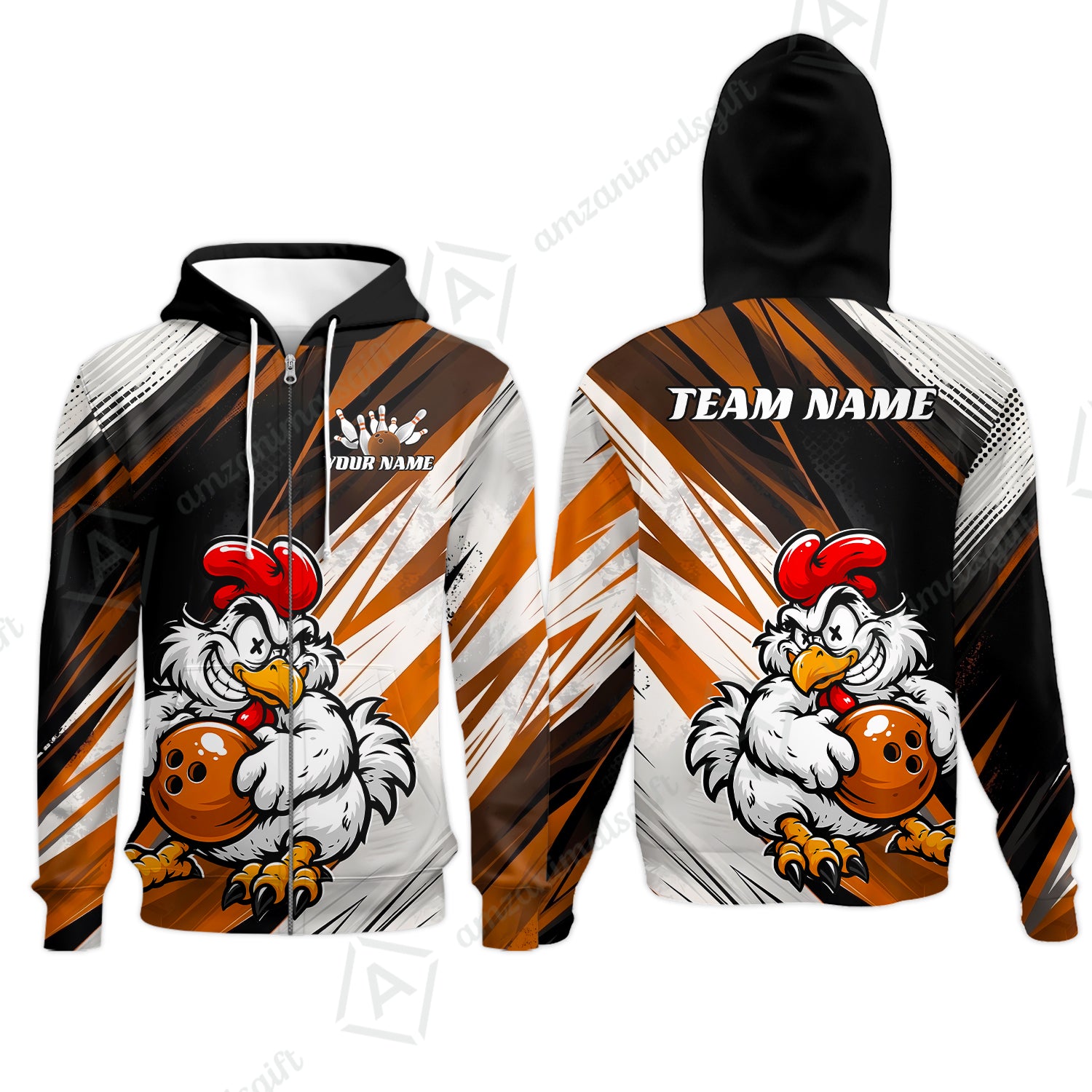 Zip Hoodie||