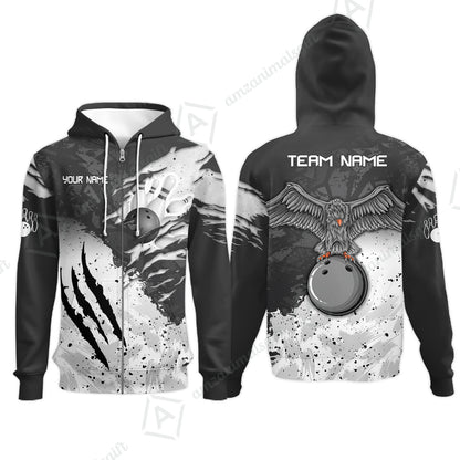 Zip Hoodie||Gray