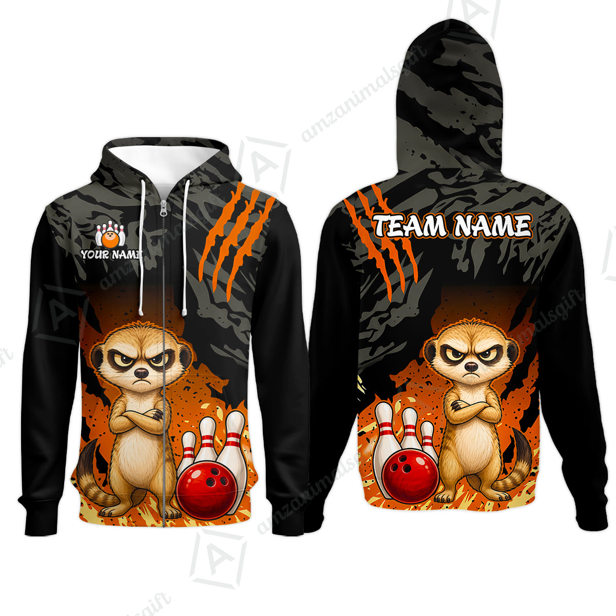 Zip Hoodie||