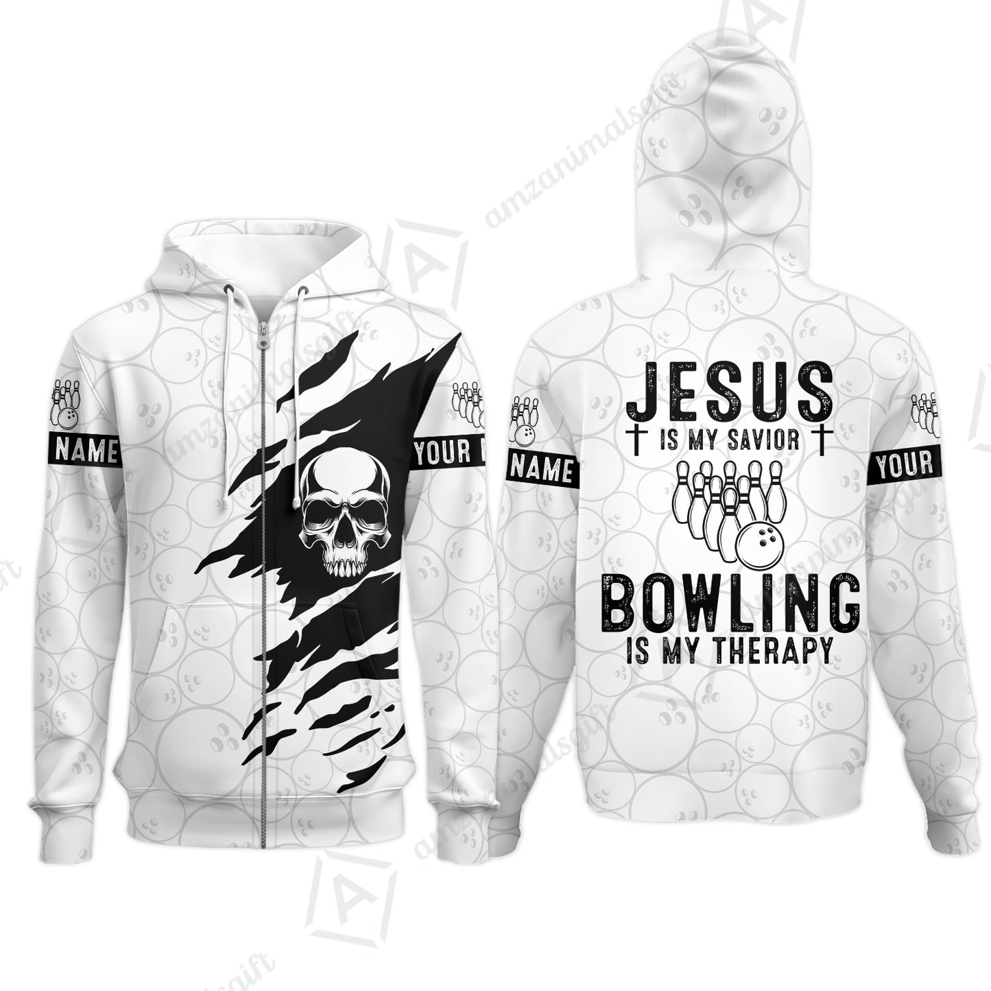Zip Hoodie||