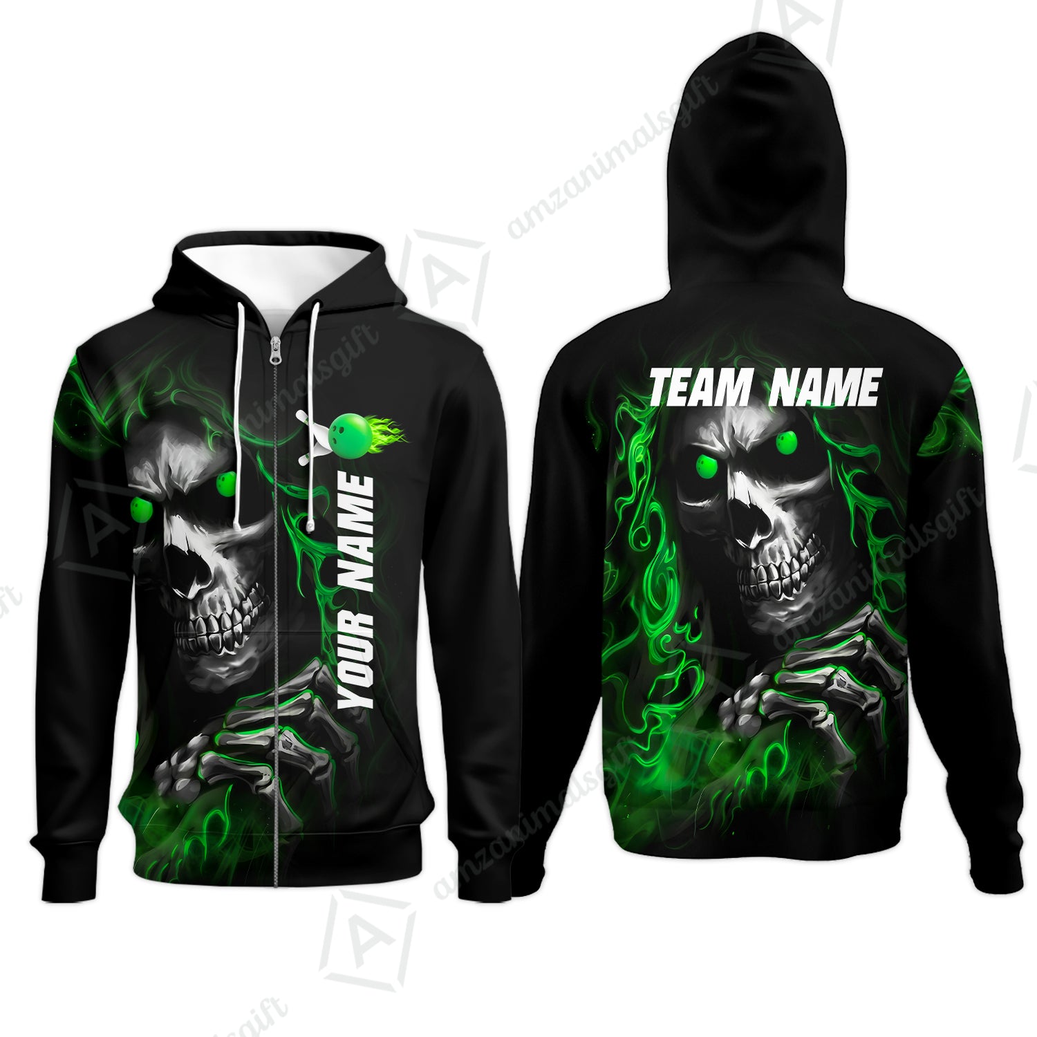 Zip Hoodie||