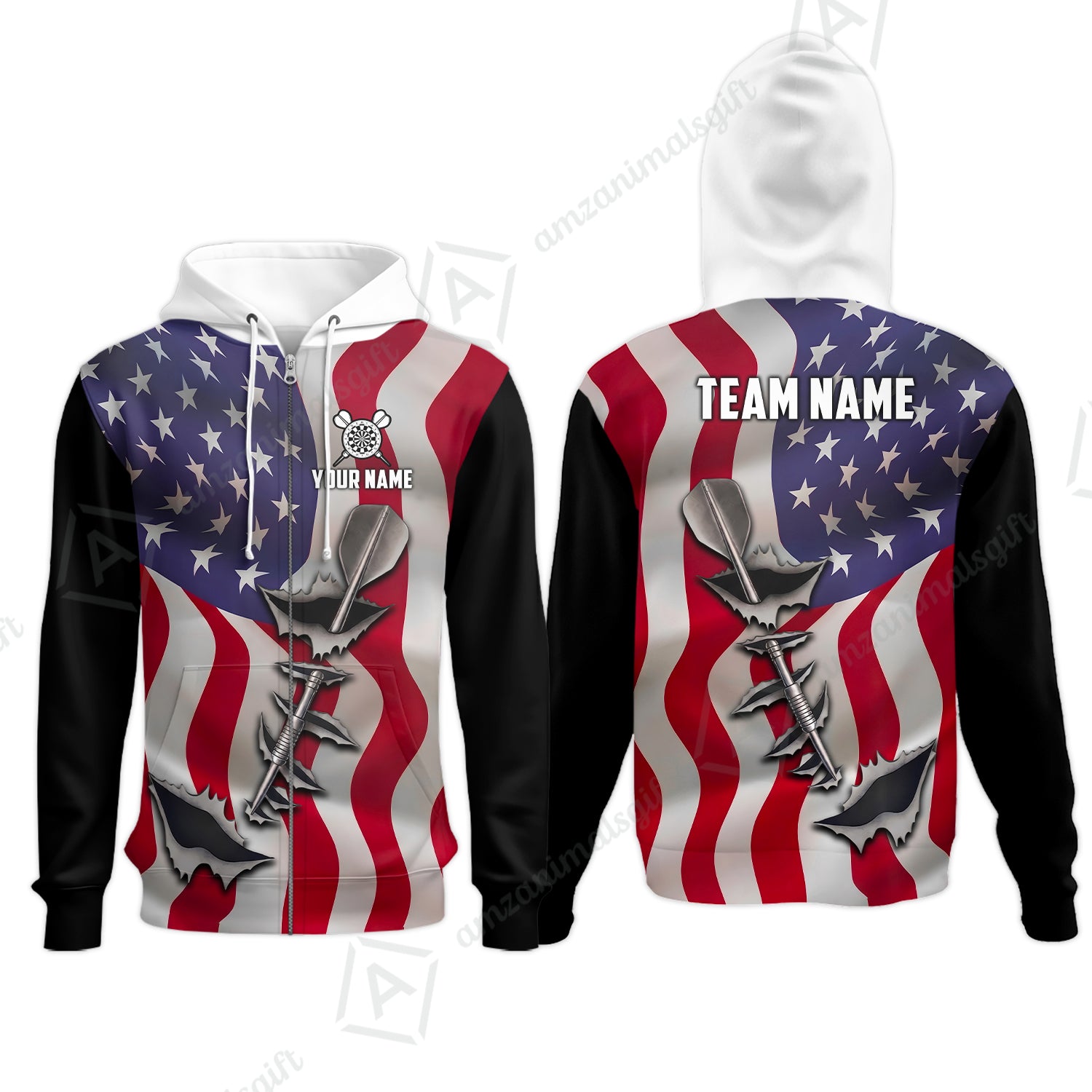 Zip Hoodie||
