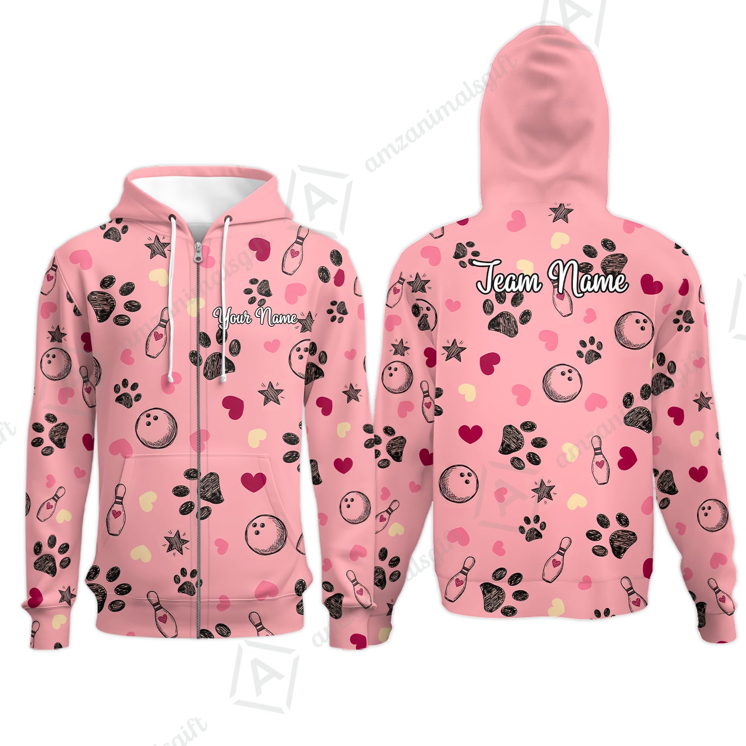 Zip Hoodie||