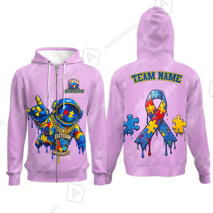 Zip Hoodie||Pink