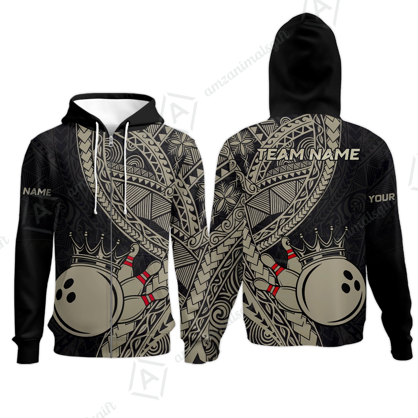 Zip Hoodie||