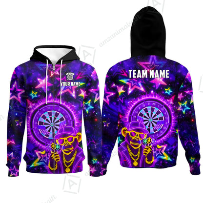 Zip Hoodie||Purple