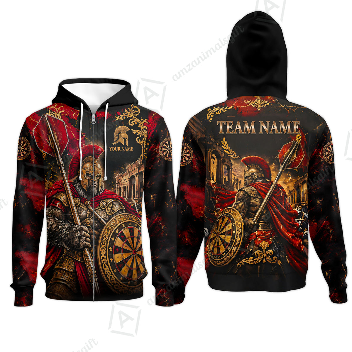 Zip Hoodie||