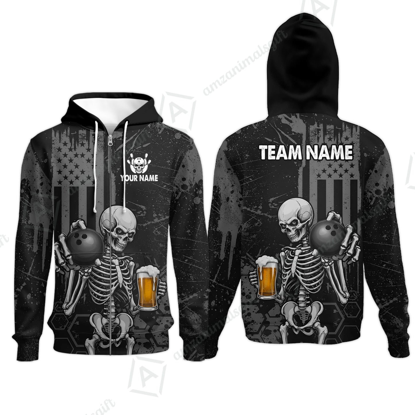 Zip Hoodie||