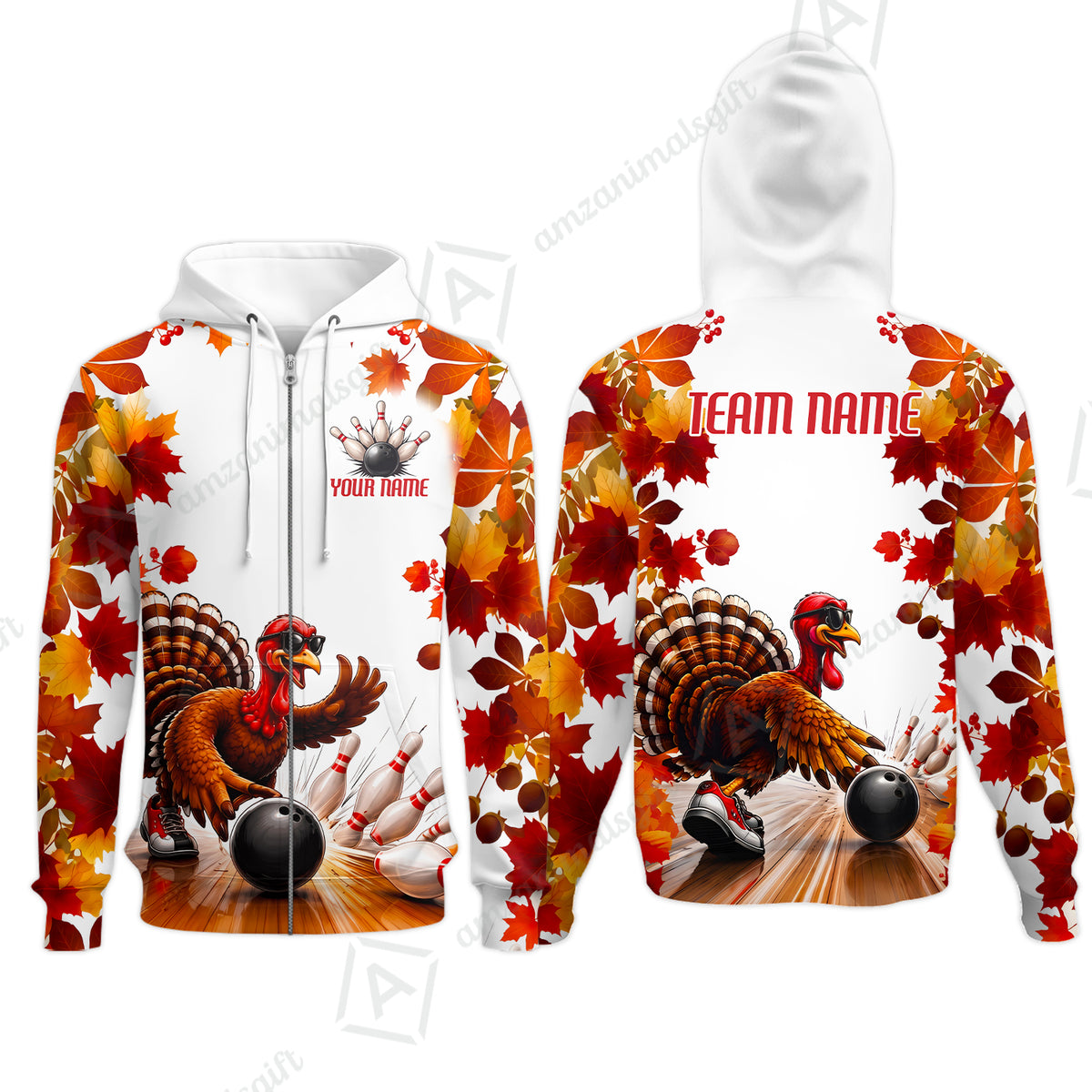 Zip Hoodie||