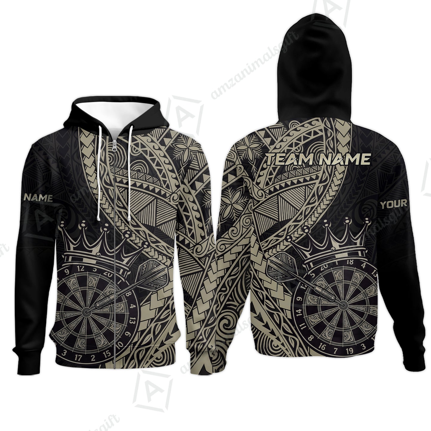 Zip Hoodie||