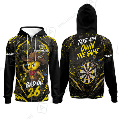 Zip Hoodie||Yellow