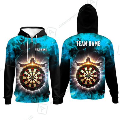 Custom Darts Team Jersey, Personalized Heavenly Strike Dart Polo Shirt For Players With Name & Team Name