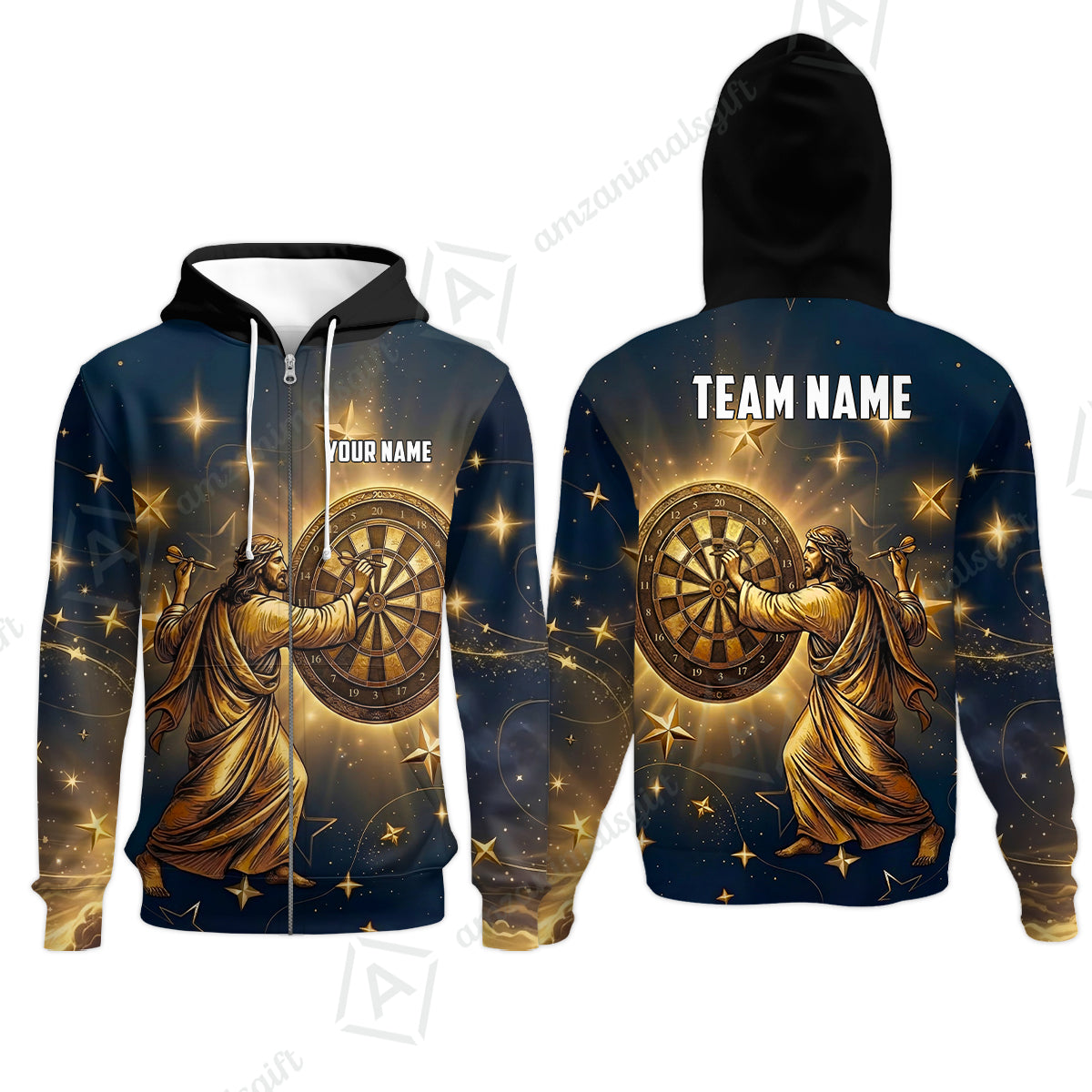 Custom Darts Team Jersey, Personalized God Darts Polo Shirt For Players With Name & Team Name