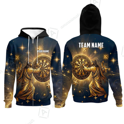 Custom Darts Team Jersey, Personalized God Darts Polo Shirt For Players With Name & Team Name