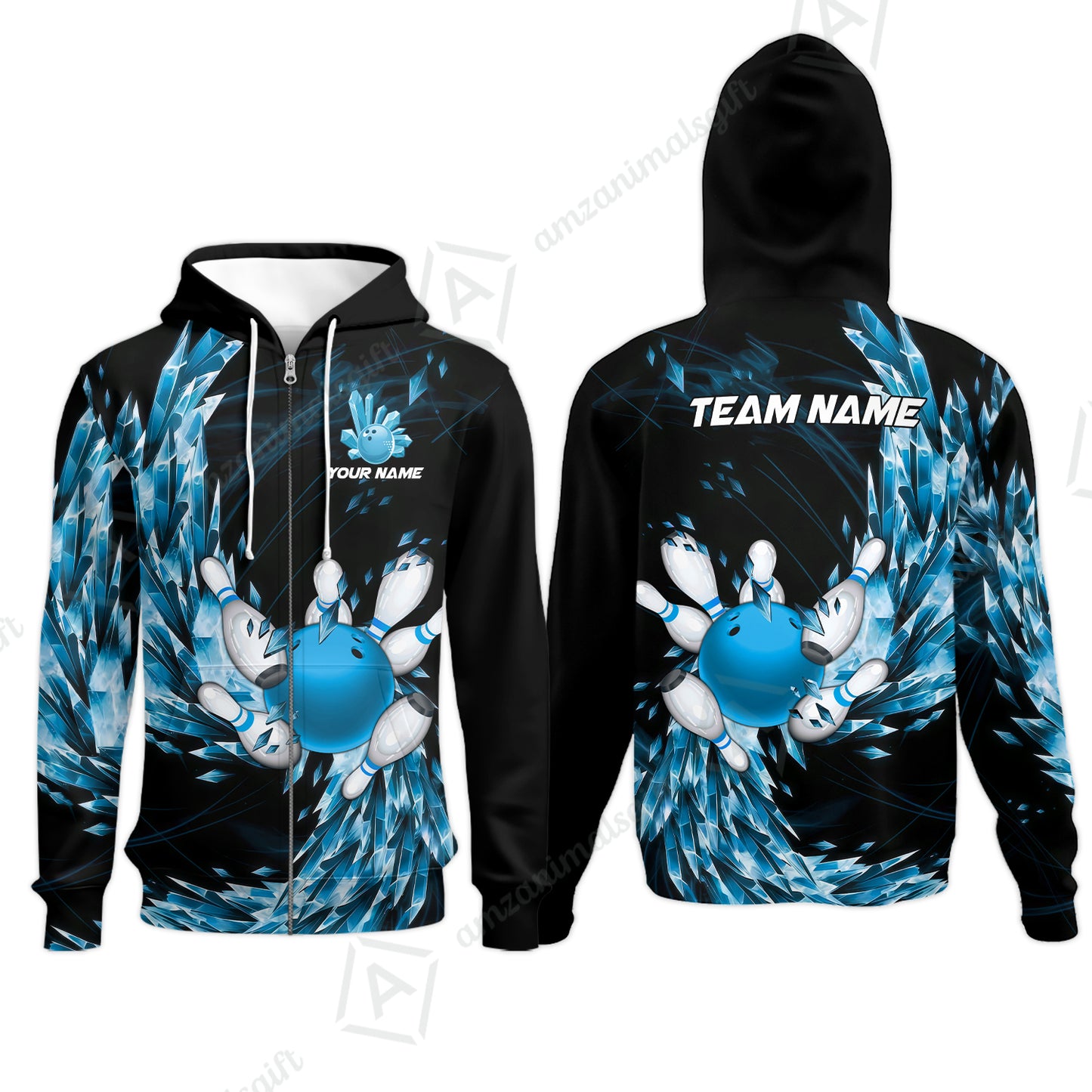 Custom Bowling Jersey Polo Shirt, Crystal Explosion Bowling Custom Bowling Jersey Team Shirt For Players With Name & Team Name