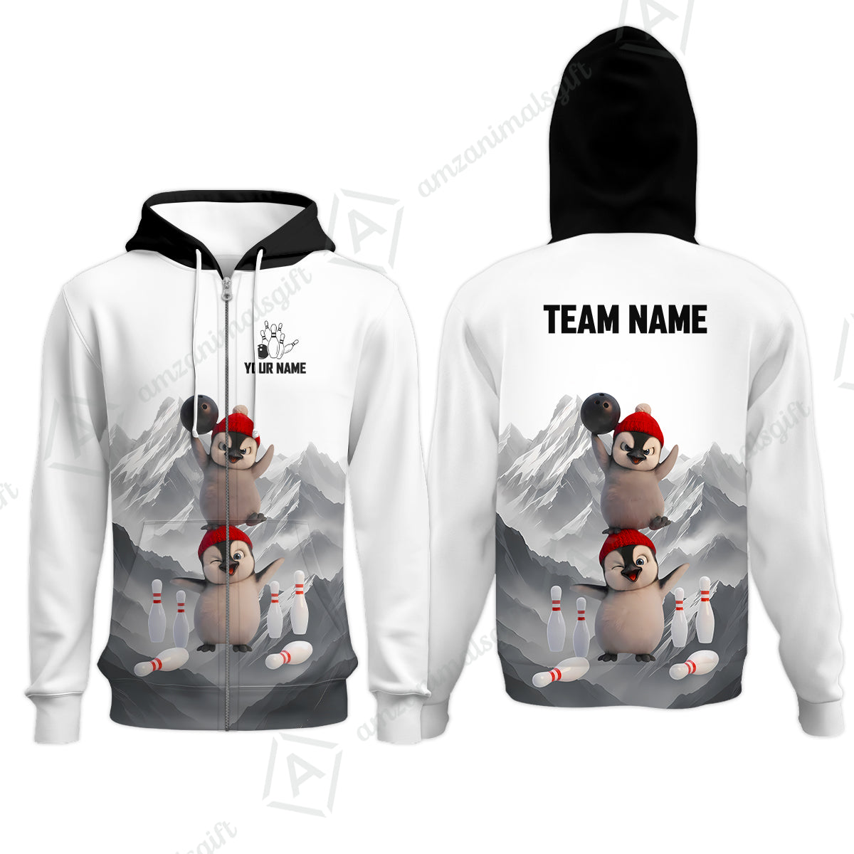 Zip Hoodie||