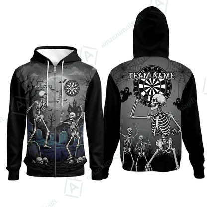 Zip Hoodie||Grey