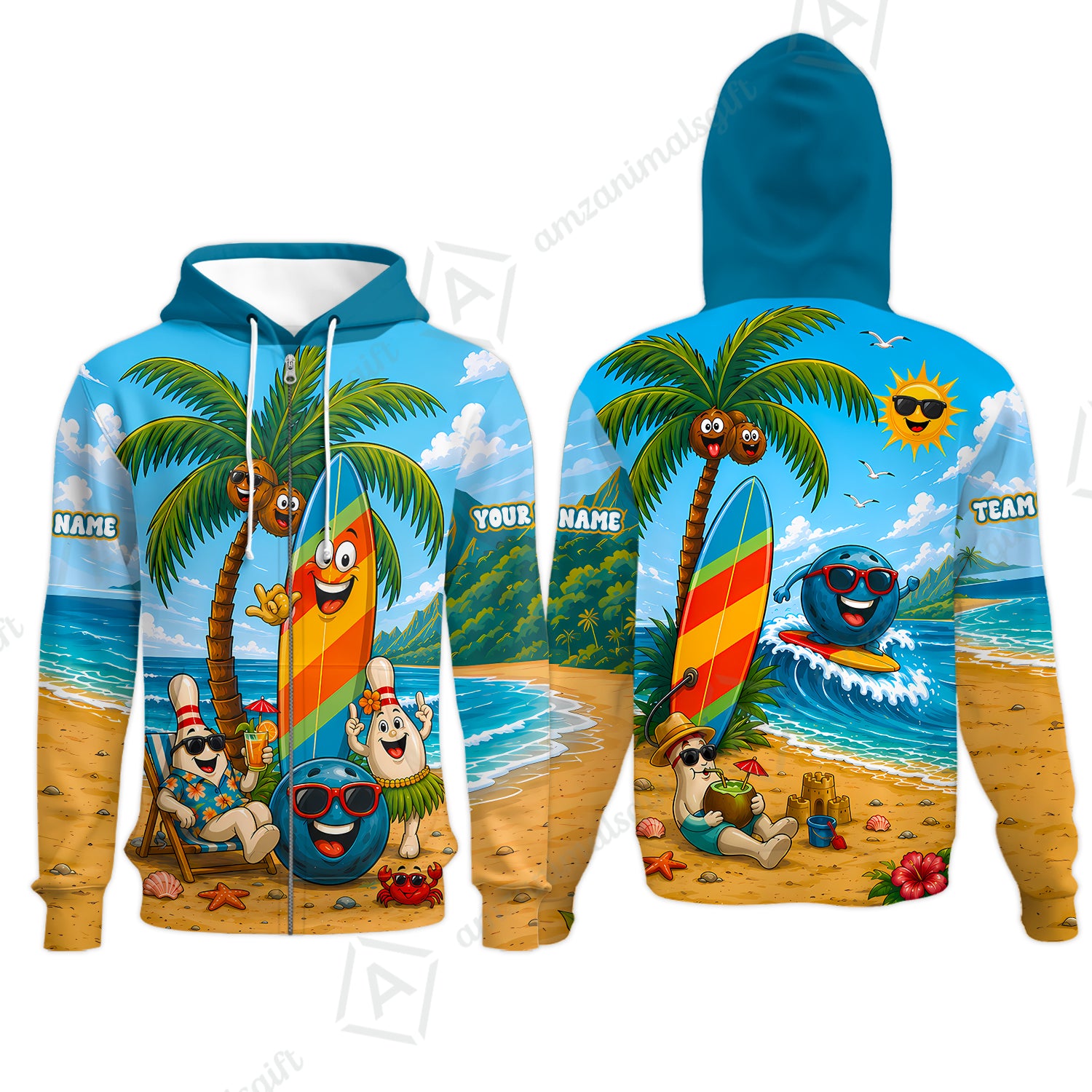 Zip Hoodie||