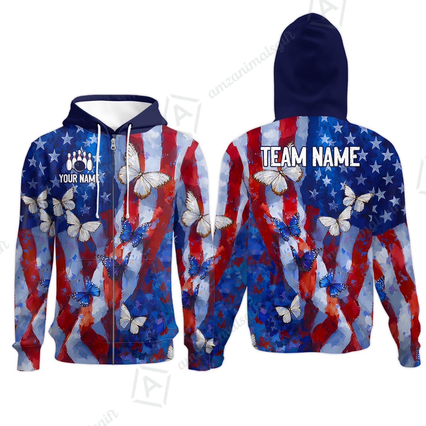 Zip Hoodie||