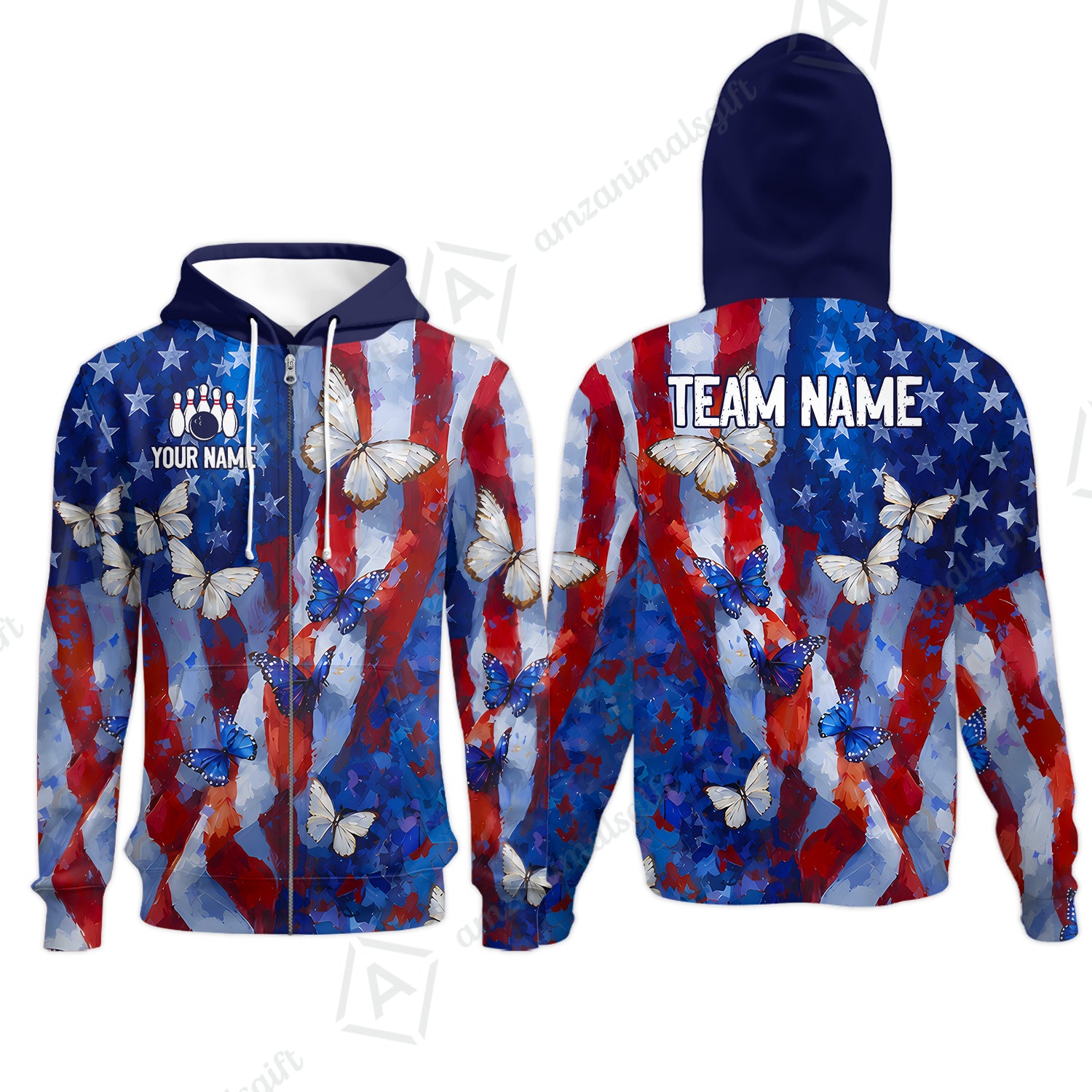 Zip Hoodie||