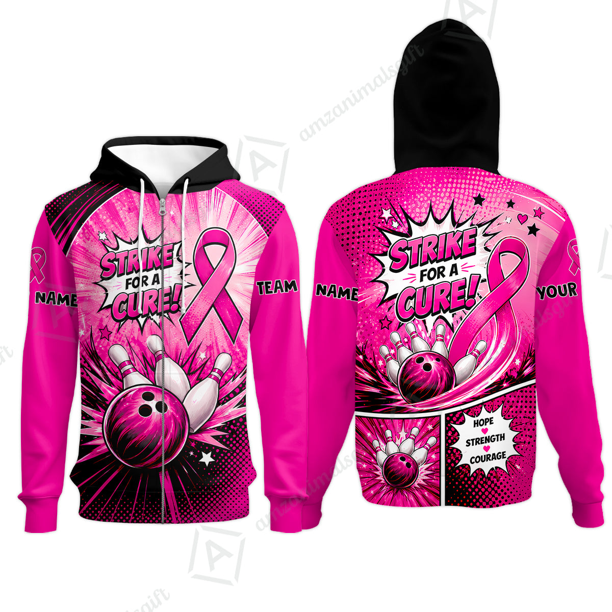 Zip Hoodie||
