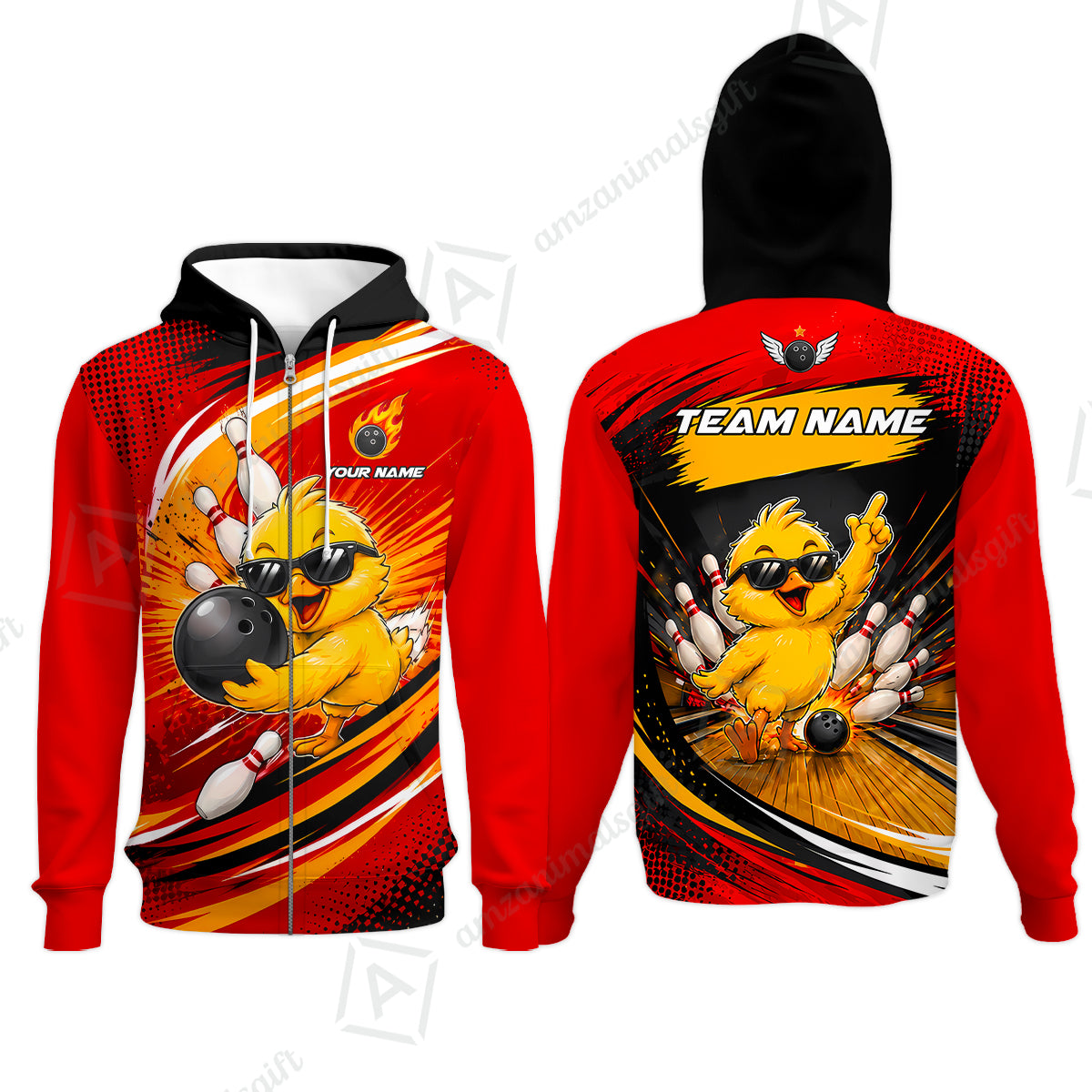 Zip Hoodie||