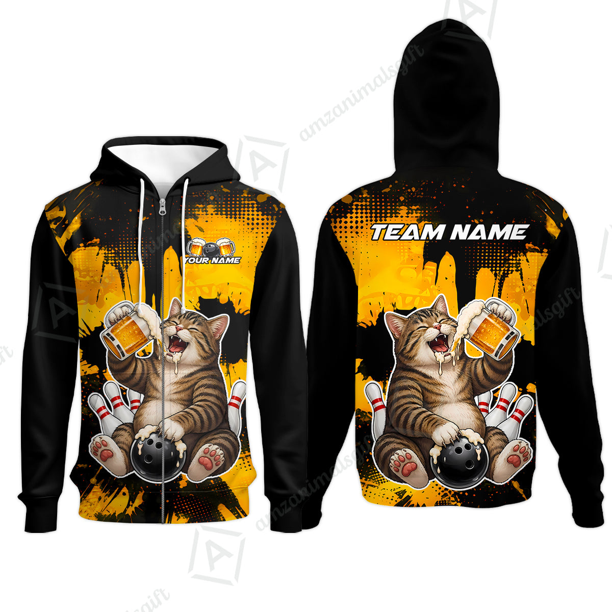 Zip Hoodie||