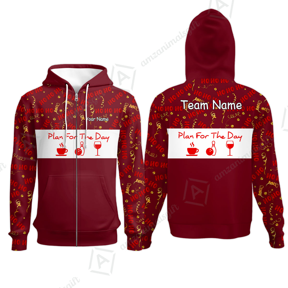 Zip Hoodie||