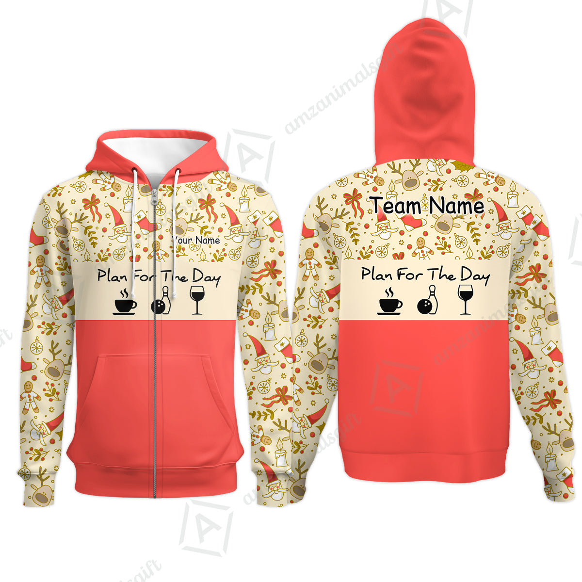 Zip Hoodie||