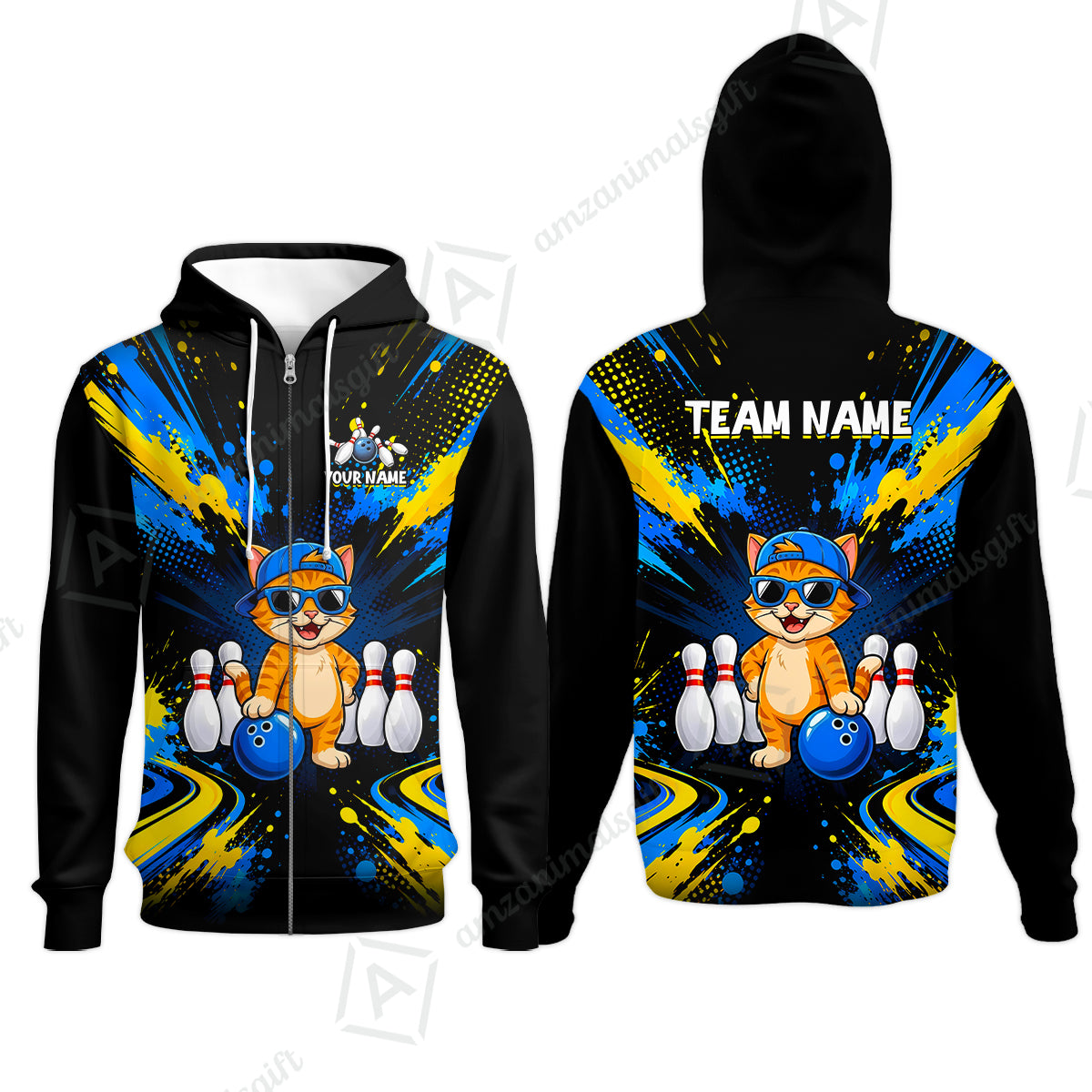 Zip Hoodie||