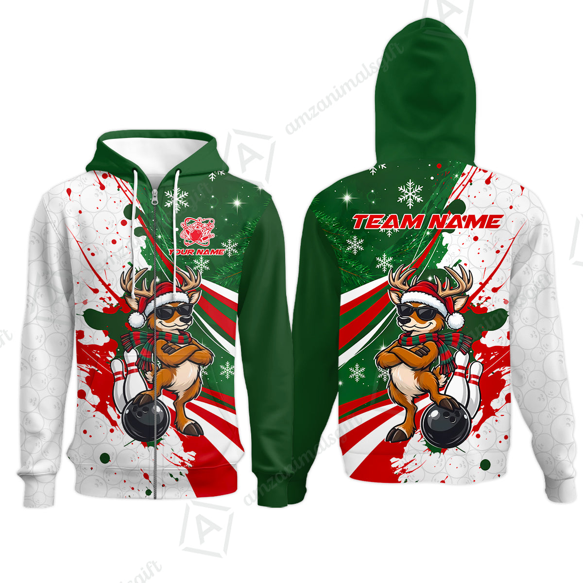 Zip Hoodie||