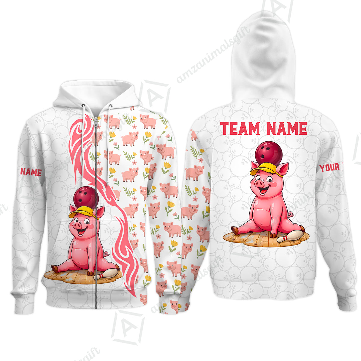 Zip Hoodie||