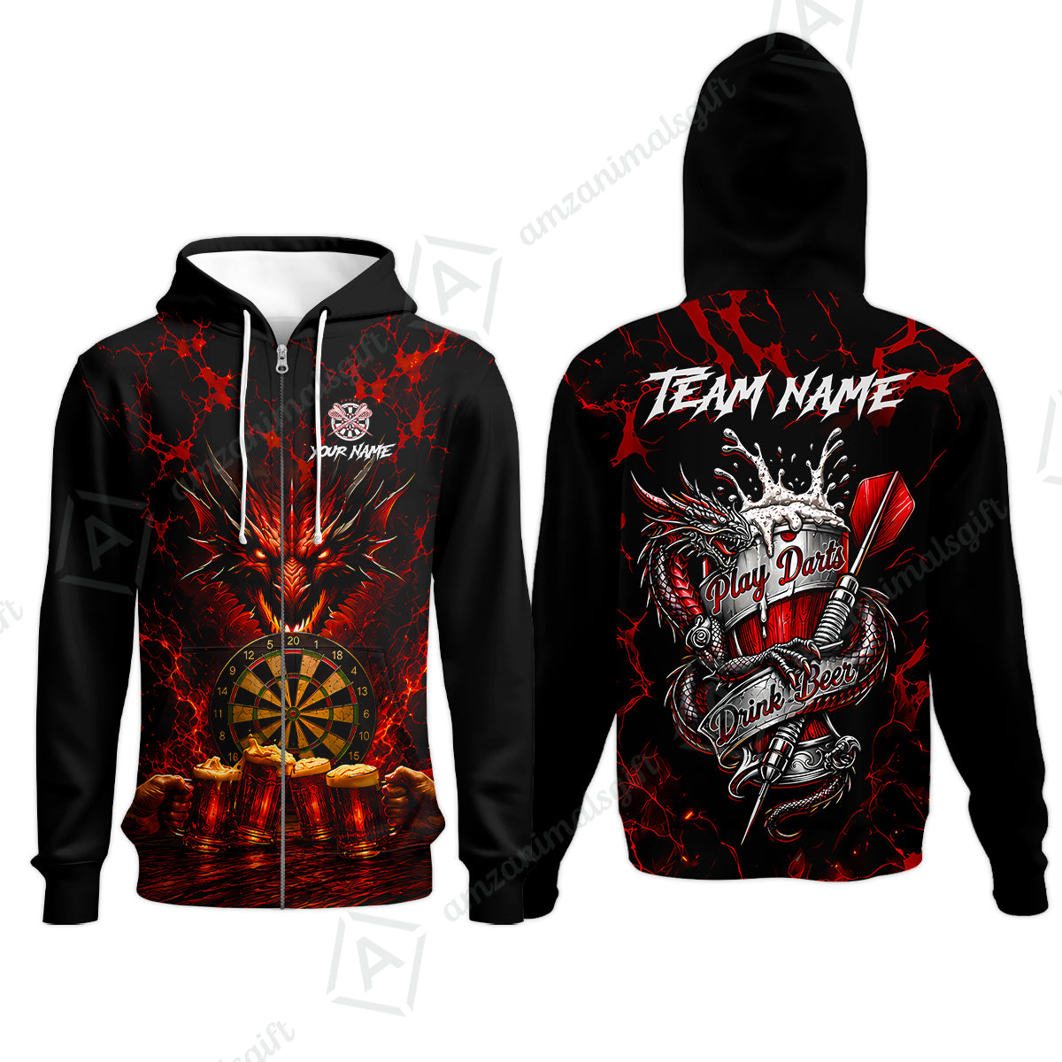 Zip Hoodie||