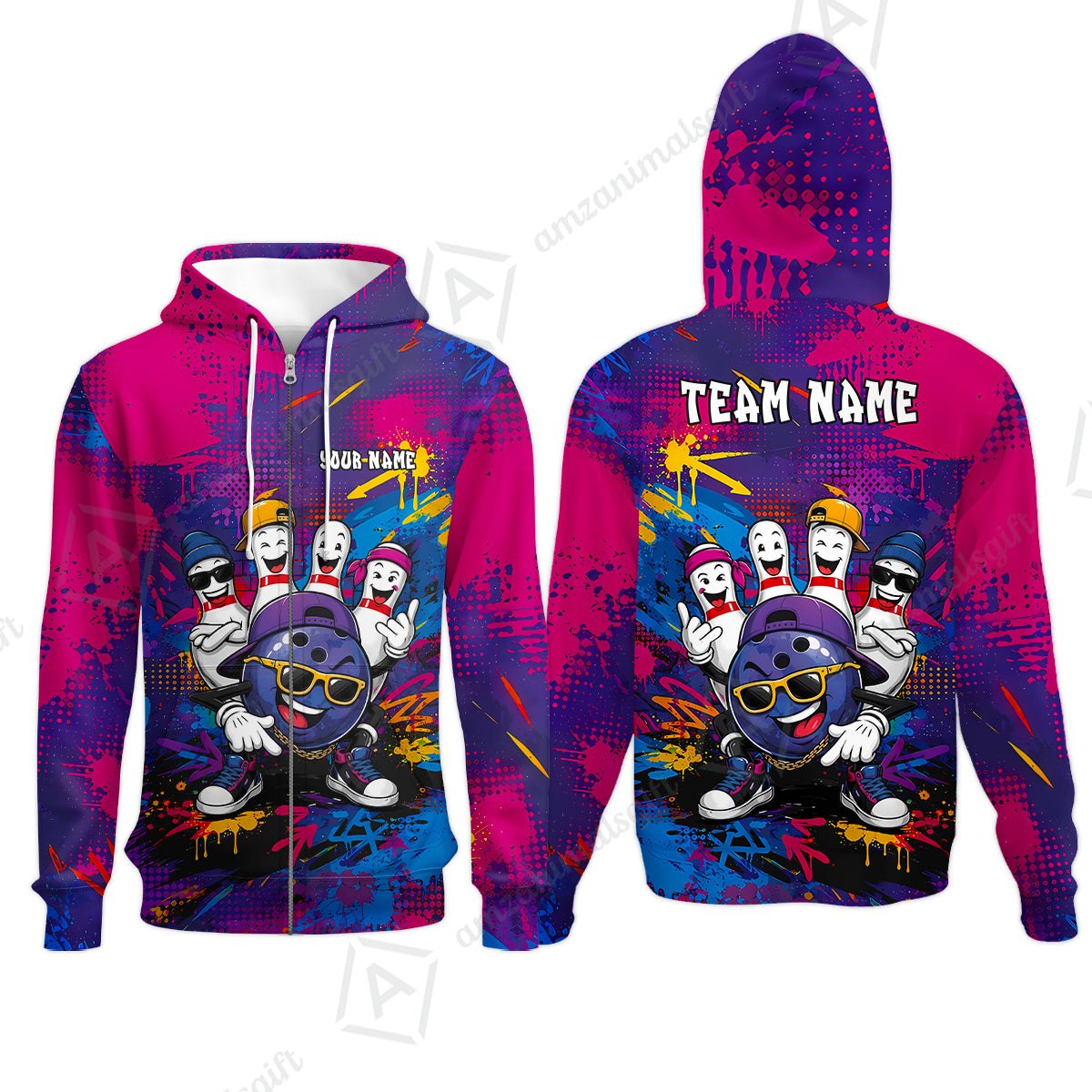 Zip Hoodie||