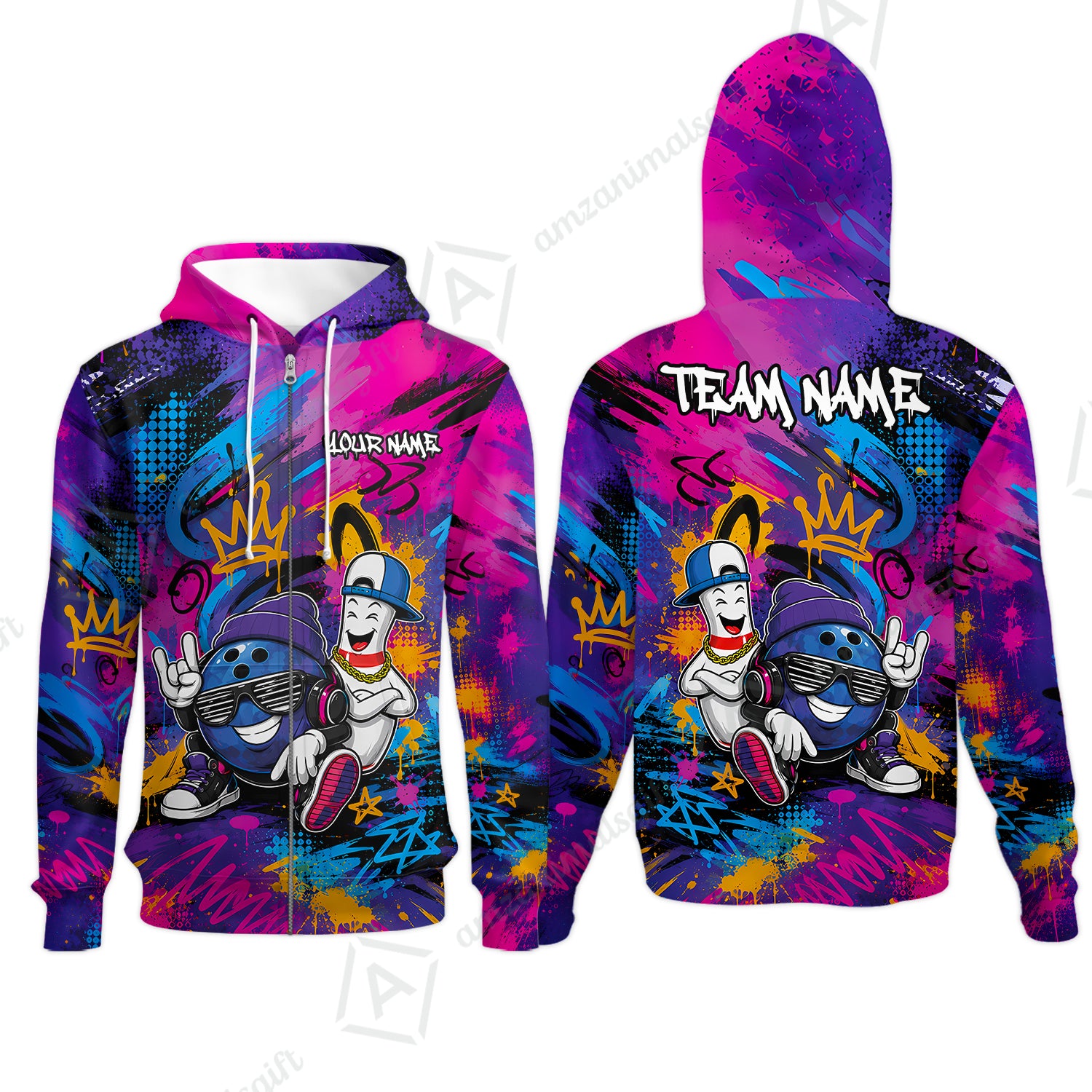 Zip Hoodie||