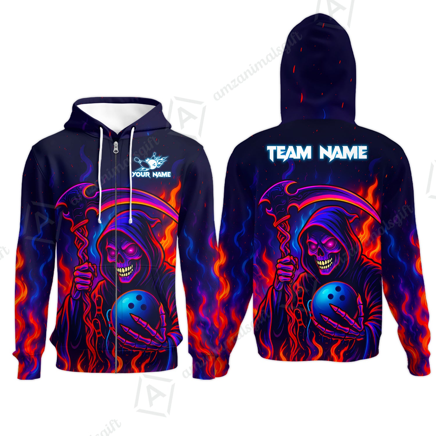 Zip Hoodie||