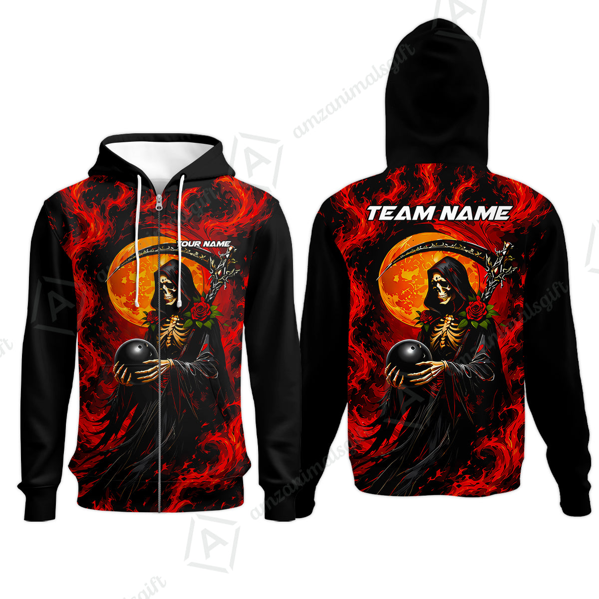 Zip Hoodie||