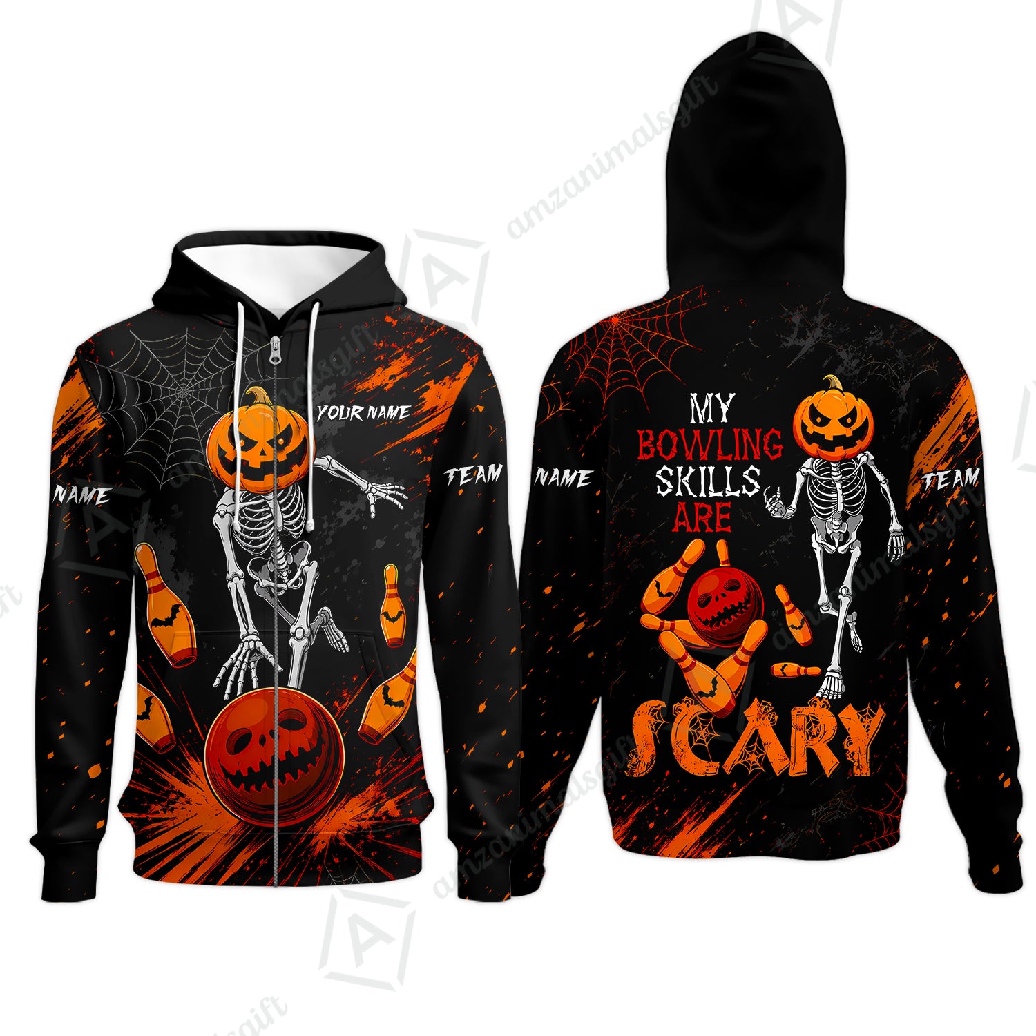 Zip Hoodie||