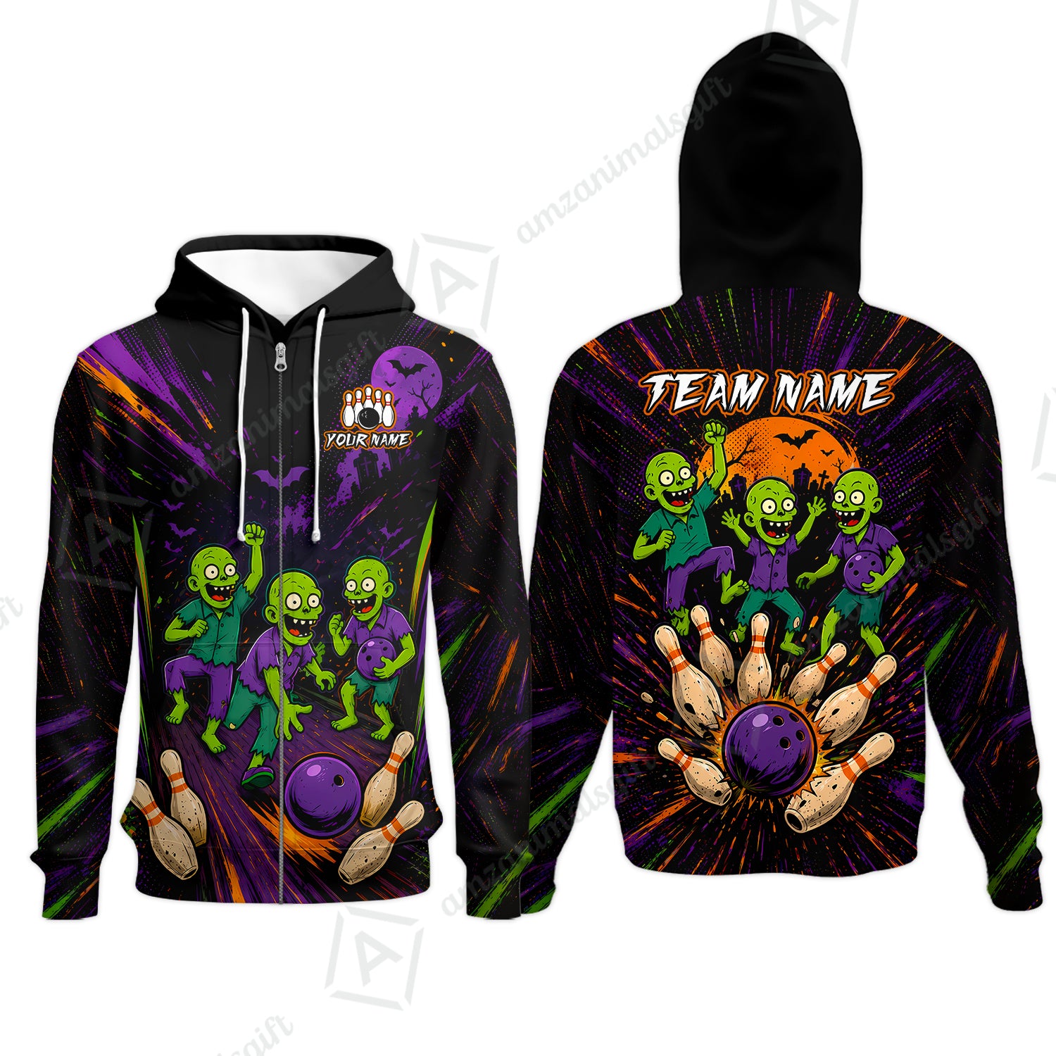 Zip Hoodie||