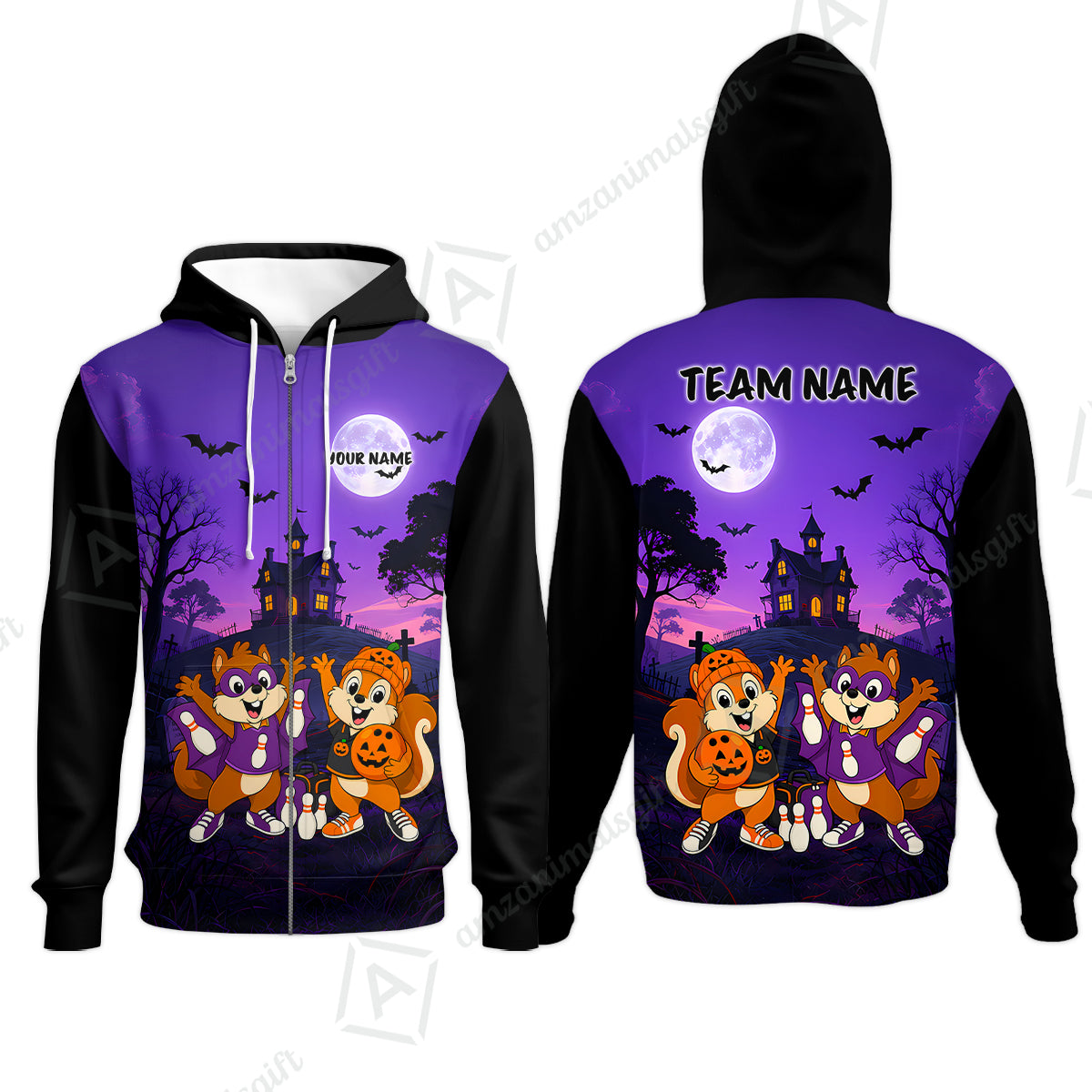 Zip Hoodie||